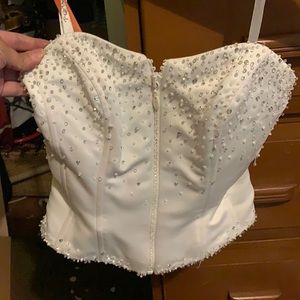 This is the top for a formal gown worn for an 8th grade dance.